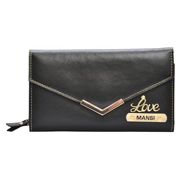 Women 3 Fold Clutch (black)